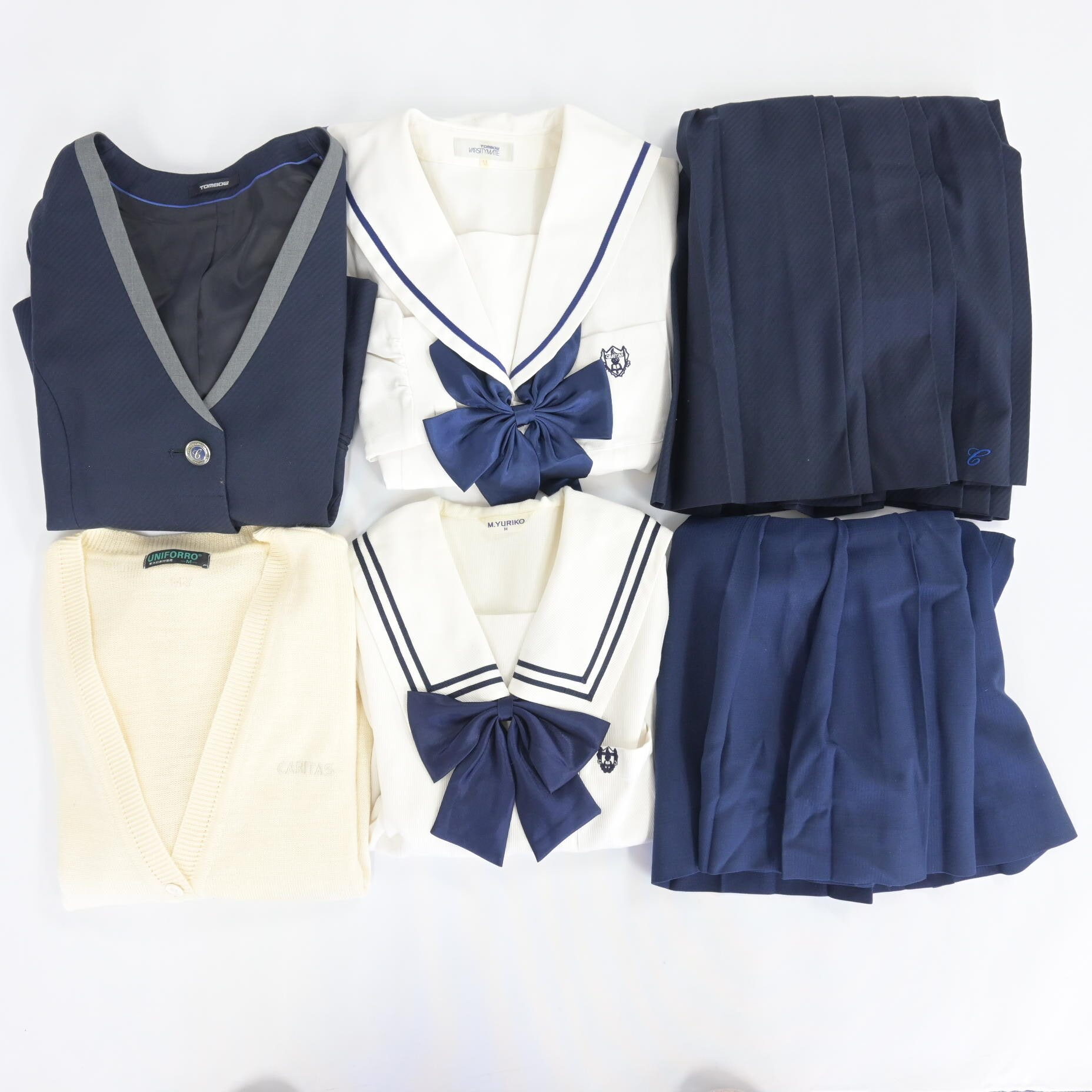 カリタス女子高等学校の制服買取実績｜ラミパスで実際に買取した制服セット